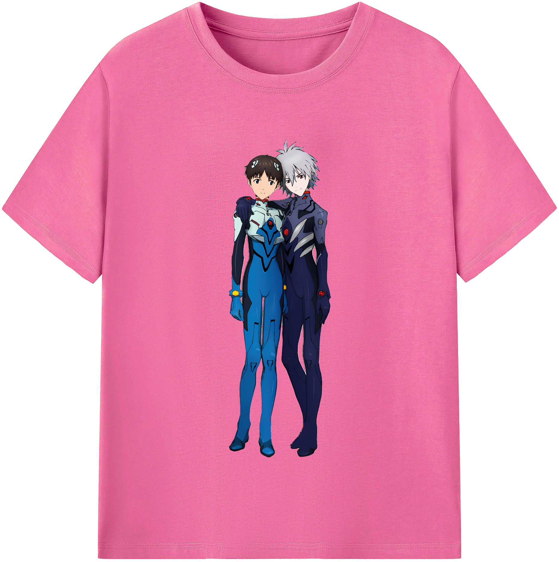 （画像用） EVA 新世紀エヴァンゲリオン レディースカジュアルプリントTシャツ（綿100％）